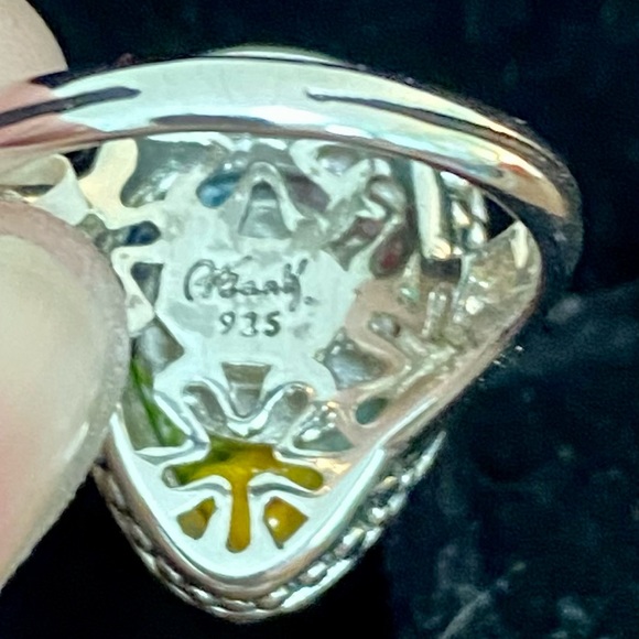 Alan K Murano Glass Ring - Picture 2 of 2